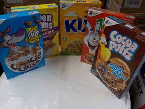 5 Boxes of Cereal- 1 each Golden Gr...