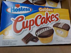8 ct Box 8 each Hostess Golden Cupc...