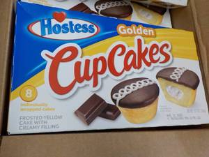 8 ct Box 8 each Hostess Golden Cupc...