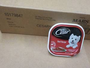 24 ct 3.5 oz Cesar Beef Recipe bes...