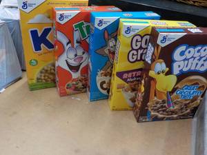 5 Boxes of Cereal- 1 each Golden Gr...