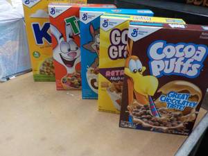 5 Boxes of Cereal- 1 each Golden Gr...