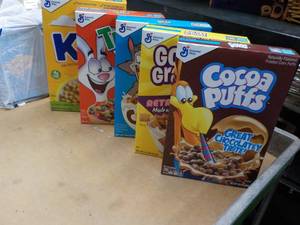 5 Boxes of Cereal- 1 each Golden Gr...