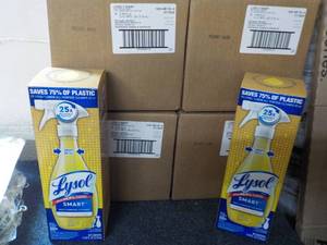 4 ct 32 each Lysol Smart Cleaner wi...