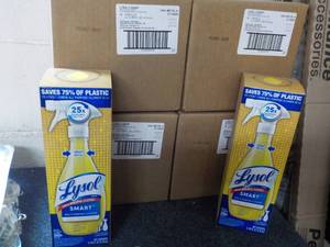 4 ct 32 each Lysol Smart Cleaner wi...
