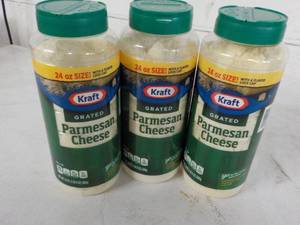 3 ct 24 oz Kraft Grated Parmesan Ch...