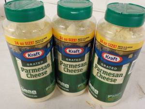 3 ct 24 oz Kraft Grated Parmesan Ch...