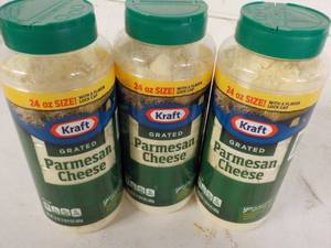 3 ct 24 oz Kraft Grated Parmesan Ch...