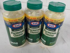 3 ct 24 oz Kraft Grated Parmesan Ch...