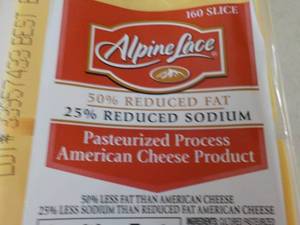 5 lb. Alpine Lace Refrigerated Slic...