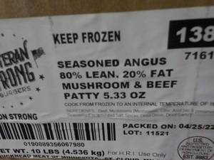 10 lb. Box Frozen Seasoned Angus Mu...