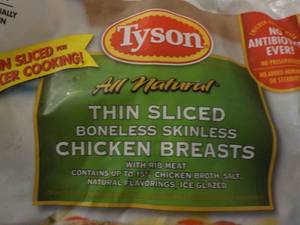 2 ct 36 oz Frozen pkgs Tyson Bonele...
