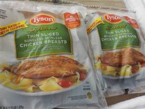 2 ct 36 oz Frozen pkgs Tyson Bonele...