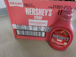 10 ct 22 oz Bottles Hersheys Straw...