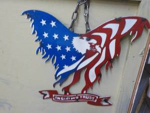 15 x 15 Metal In God We Trust 3D F...
