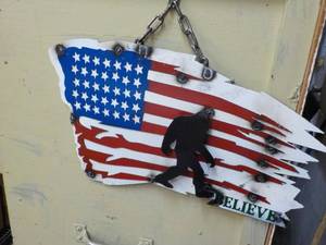 19 x 15 BigFoot Believe Metal 3D F...