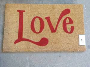 LOVE 18 x 30 New Floor Mat...