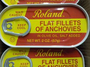 25 ct 2 oz Tins Roland Flat Fillets...