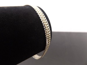 lot 48 image: NEW .925 Sterling Silver Thicker Fancy Link Bracelet