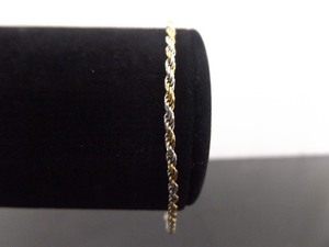 lot 50 image: .925 Sterling Silver and Vermeil Duotone Bracelet