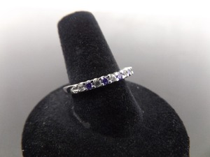 lot 68 image: .925 Sterling Silver Amethyst Ring Size 8
