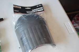 lot 49 image: New items - Garage and Automotive items-Bungee cords (12 total, variety of sizes), Wire brush set (brass, stainless steel, nylon), Foam knee pads, LR44 Batteries, Paracord braided rope (80 ft total), Oil Funnels (4)