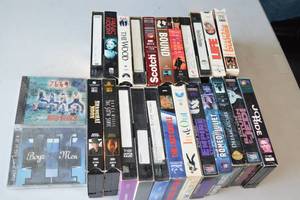 lot 65 image: Collection Of Vintage VHS Tapes and CDs