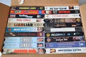 lot 67 image: Collection of Vintage VHS Tapes