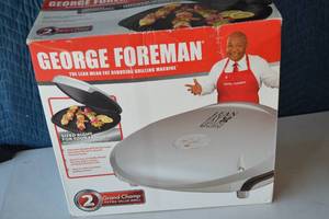 lot 101 image: George Foreman Grill Lean Mean Fat Reducing Grilling Machine