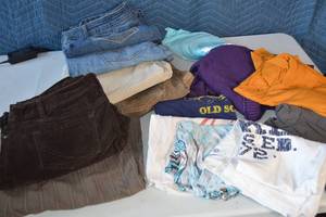 lot 125 image: Clothing Collection Pants 14 - 16 Shirts Large & XL