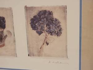 lot 44 image: Hydrangeas Singed Amy Melious Print
