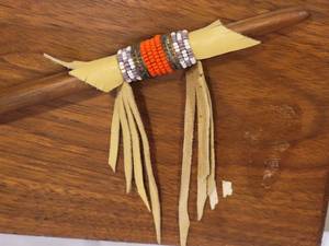 lot 45 image: Native American Indian Pipestone Pipe Display Plate