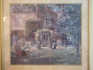 lot 99B image: The Unpretentious Garden Impressionist Print