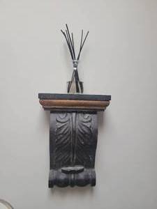 lot 156 image: Architectural Wall Pedestals Quantity of Three