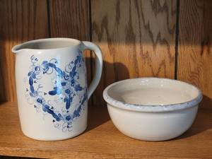 lot 59 image: Darling Country Ceramic Pitcher and Wash Bowl