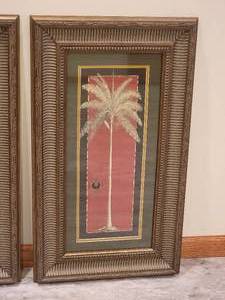 lot 83 image: Stylish Regency Palm Print Pair