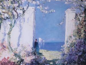 lot 33 image: Beautiful Fine Art Print - By the Seaside