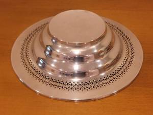lot 13D image: Monogrammed Sterling Silver Nut Bowl D - (260g)