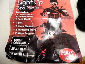 Light Up Red Ninja