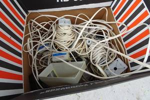 lot 247 image: Assorted Security Cameras and Wiring
