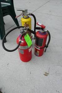 lot 245 image: Assorted Fire Extinguishers