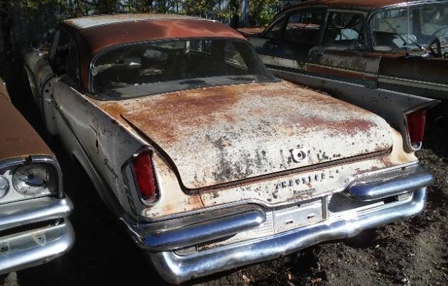 lot 507 image: 1959 Chrysler Saratoga 2 Door Hardtop Very low reserve.&nbspbeing sold as parts only, there is no title, items must be trailered away.