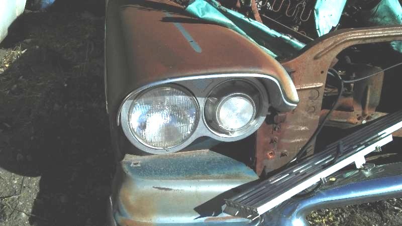 lot 508 image: 1957 Plymouth Belvedere 4 Door Sedan.  Very low reserve.&nbspbeing sold as parts only, there is no title, items must be trailered away.