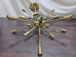 lot 48 image: MCM Sputnik Lamp for Parts or Repair