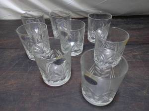 lot 32 image: Set of Eight Crystal Toscany Glasses