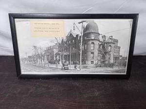 lot 18 image: Framed Photograph Print Of Northwestern Hospital