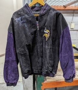 lot 7 image: Vikings Faux Suede Jacket