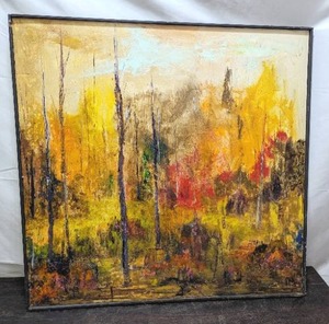 lot 101 image: MCM Abstract Landscape Painting