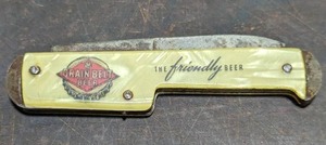 lot 117 image: RARE Grain Belt Beer Pocket Knife by Camillus