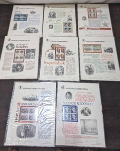 lot 132 image: Eight Sheets Of Commemorative 20-Cent Stamps